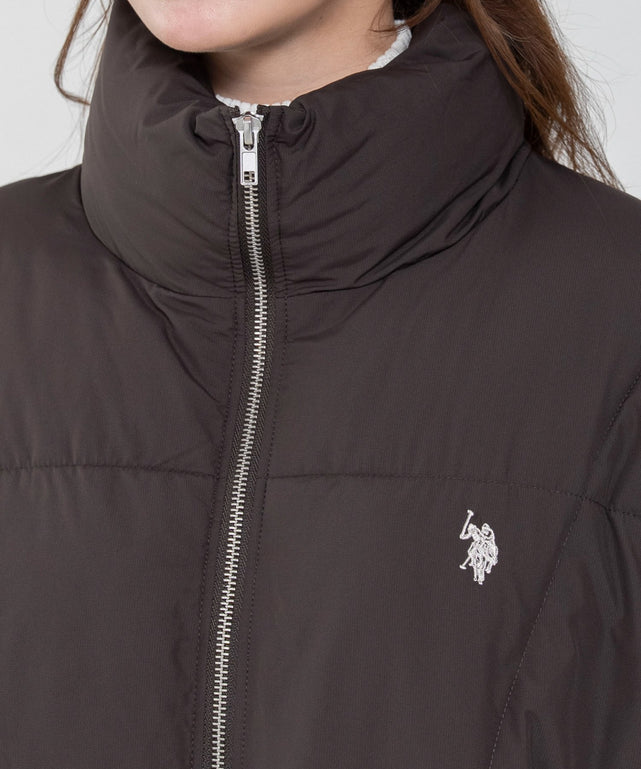 U.S.POLO ASSN.別注 ハイネックパファーブルゾン