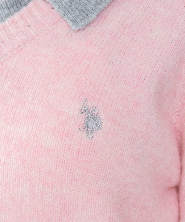 U.S.POLO ASSN.別注レイヤードニット