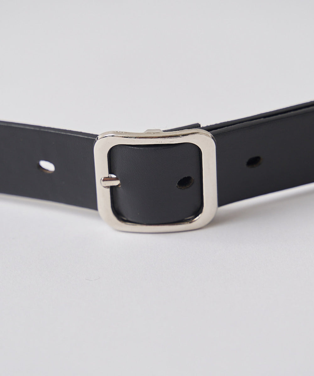 Lスクエアバックルプレーンベルト