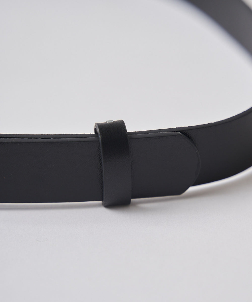 Lスクエアバックルプレーンベルト