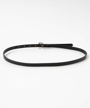 Lデザインバックル細ベルト