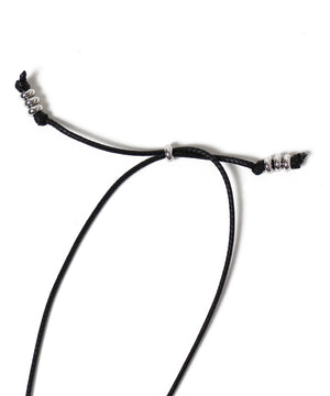 Lコードビーズハートネックレス