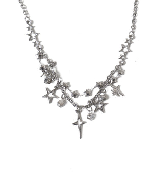 Lスターキラキラチェーンネックレス