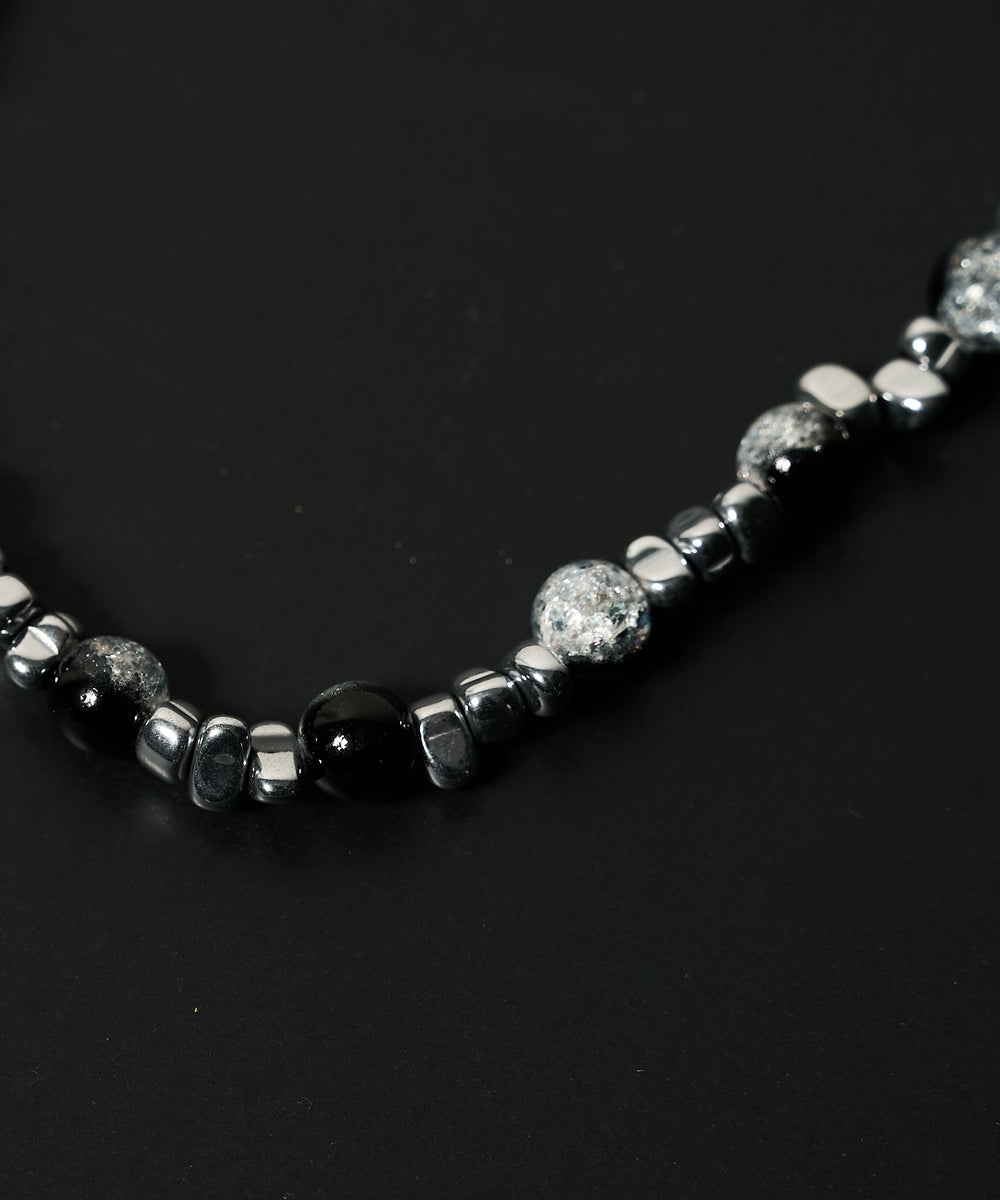 Mクラックデザインネックレス