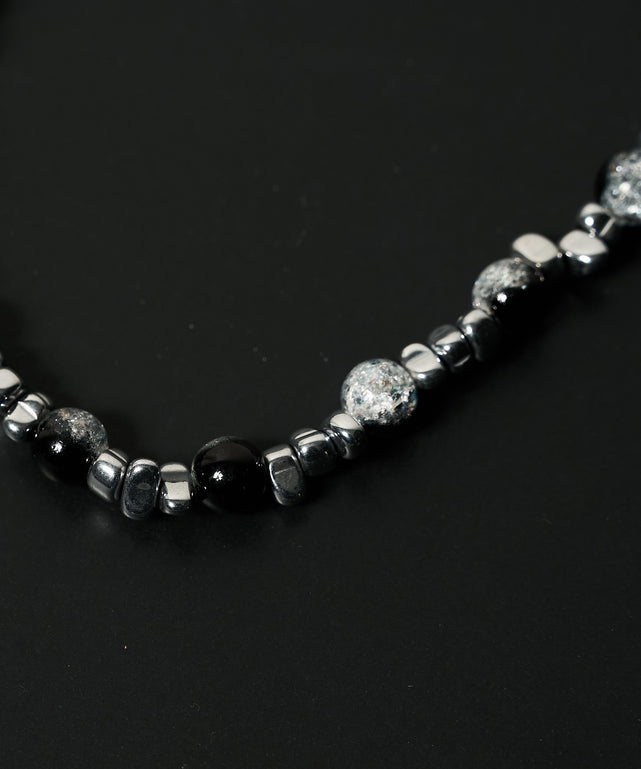 Mクラックデザインネックレス