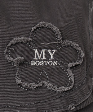 フラワー刺繍ハンチング