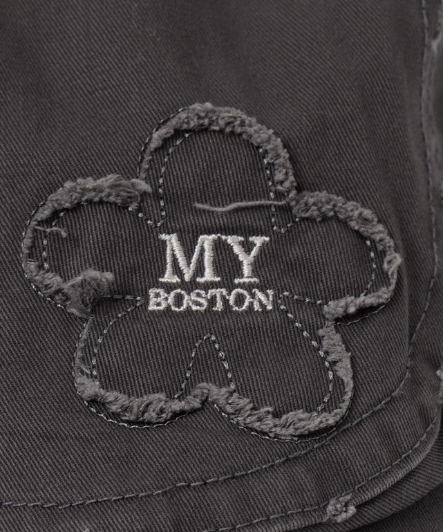 フラワー刺繍ハンチング