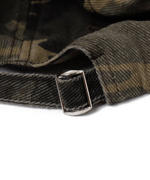 クロス刺繍カモフラキャップ