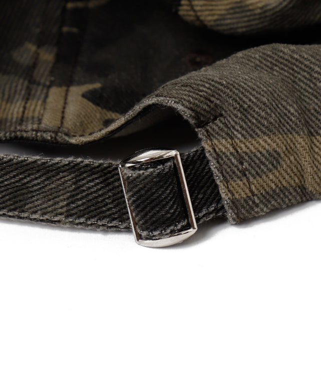 クロス刺繍カモフラキャップ