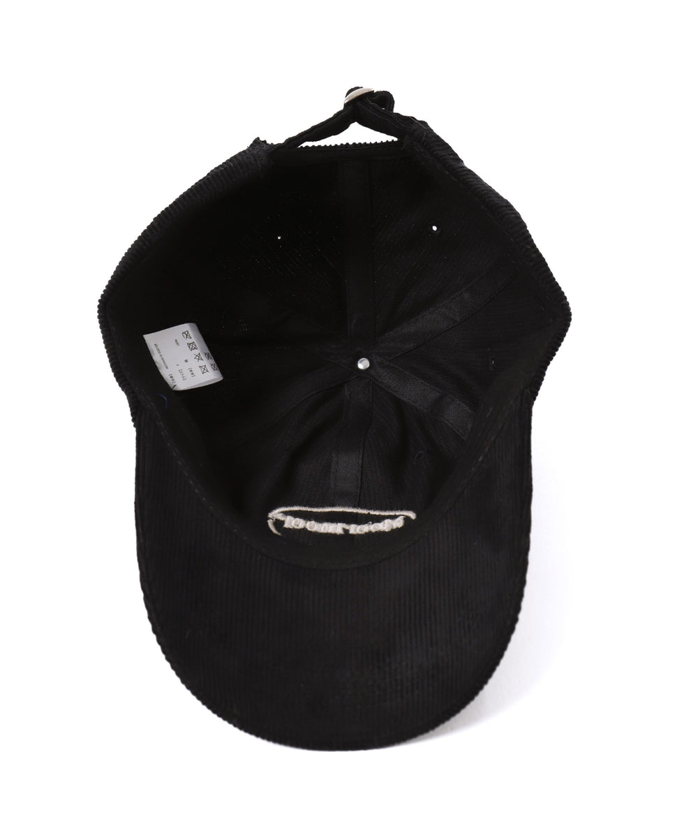ワンポイントロゴコーデュロイキャップ