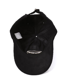 ワンポイントロゴコーデュロイキャップ