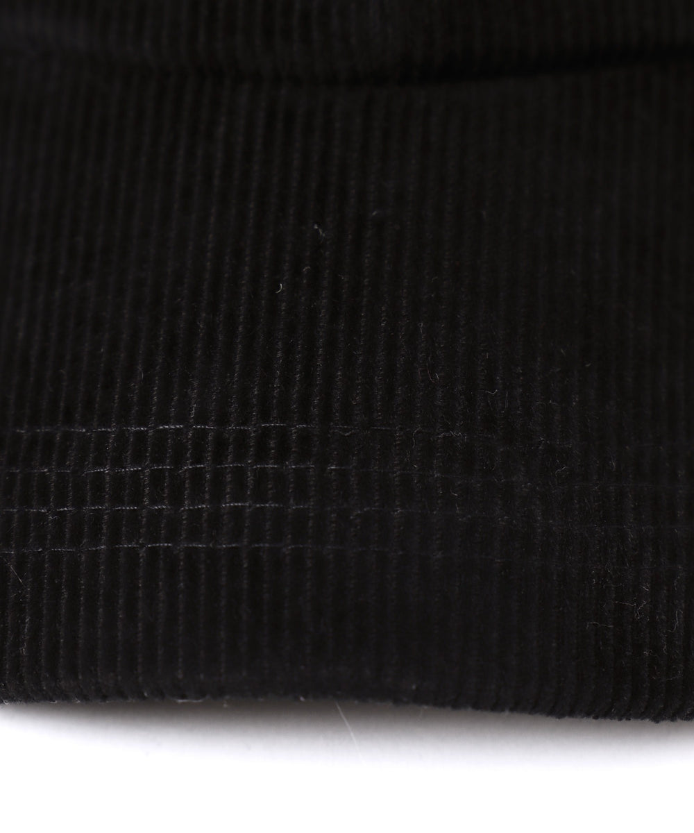 ワンポイントロゴコーデュロイキャップ
