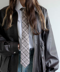 ベージュチェック１ / F