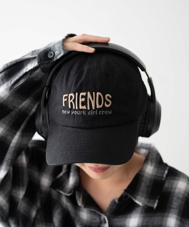 FRIENDSロゴキャップ【一部店舗限定】/ブラック