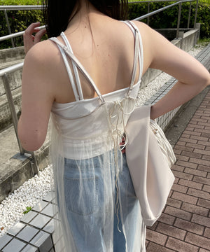 ホワイトアイボリー　モデル:155cm F着用