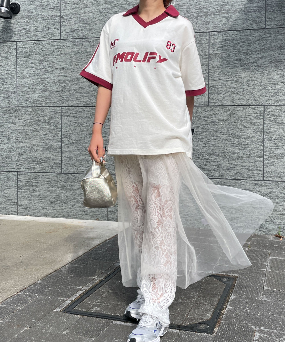 ホワイトアイボリー　モデル:155cm F着用