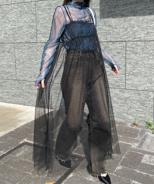 ブラック　モデル:155cm F着用