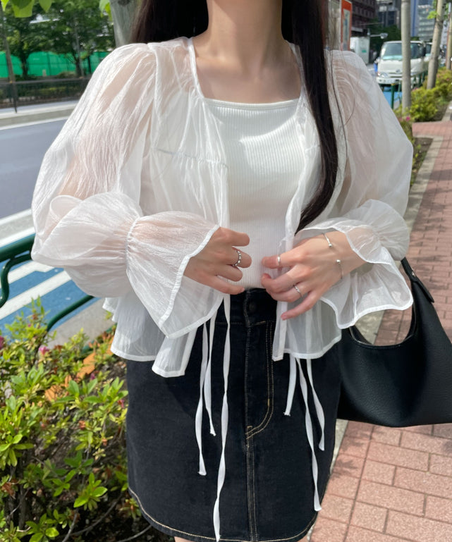 オフホワイト　モデル:155cm F着用