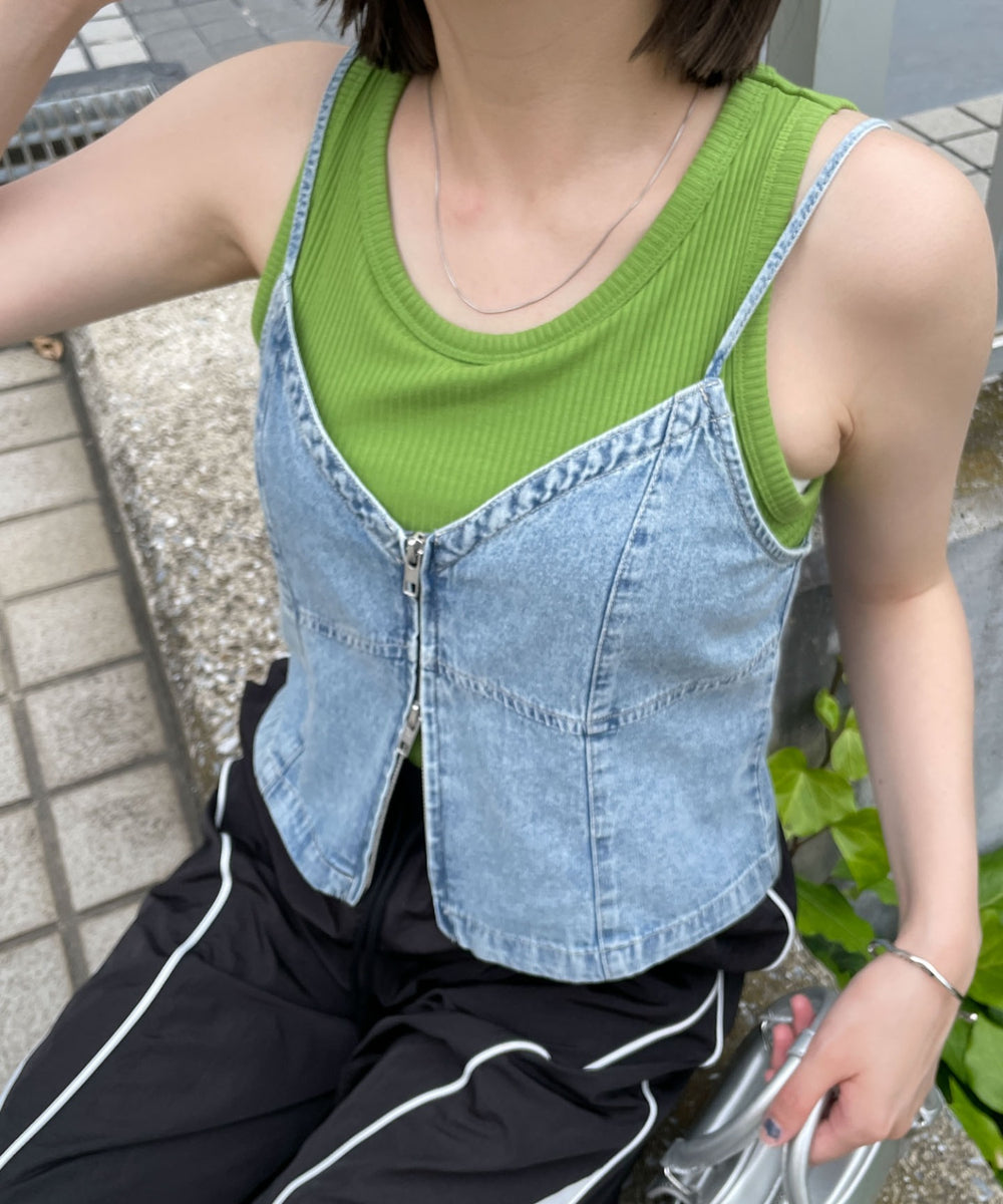 ブルー　モデル:155cm F着用