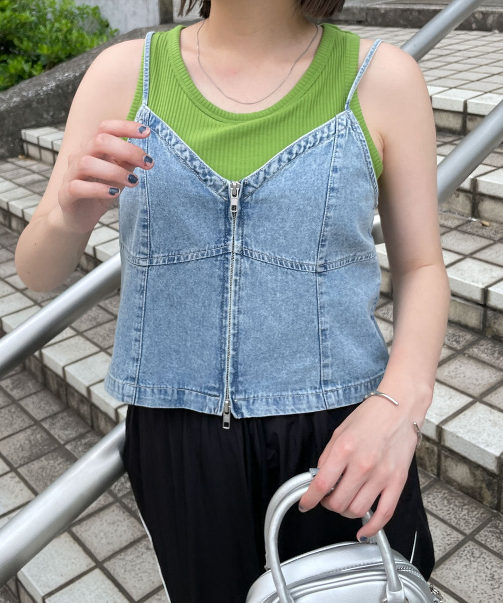 ブルー　モデル:155cm F着用