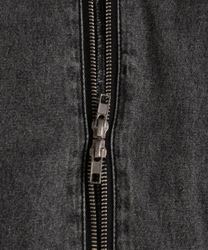 デニムWジップジャンスカ