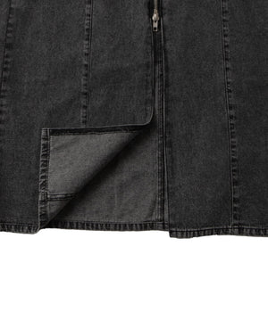 デニムWジップジャンスカ