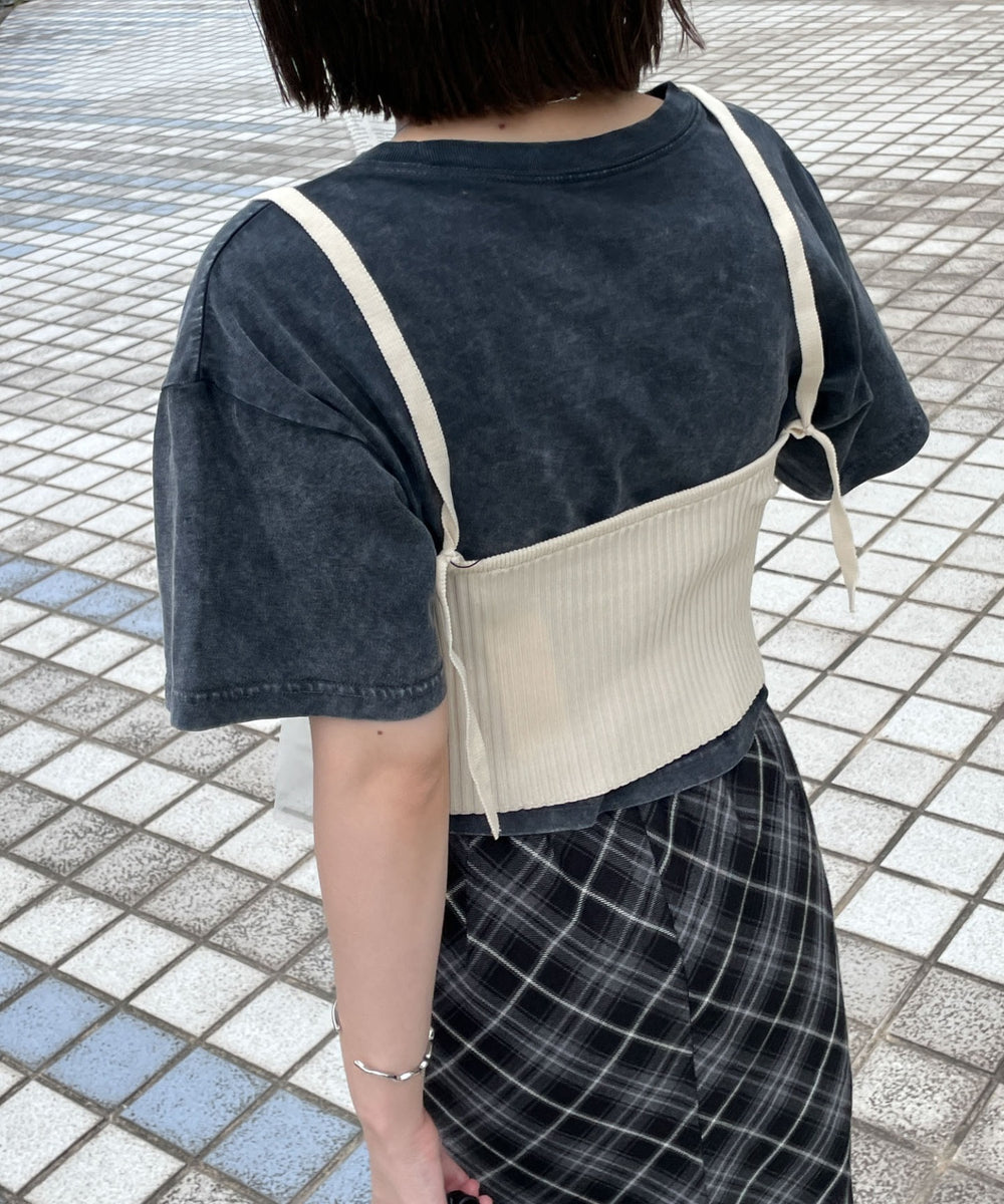 ホワイトアイボリー　モデル:155cm F着用