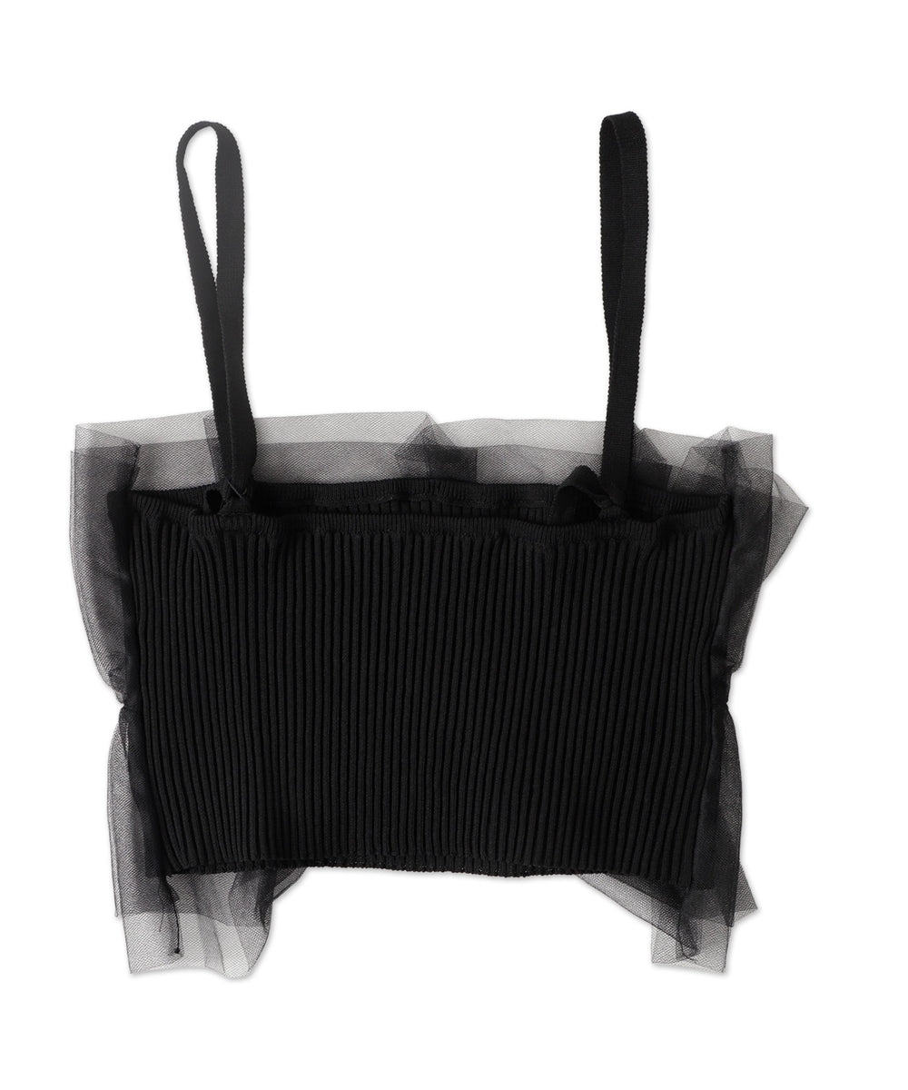 リブチュールドッキングビスチェ