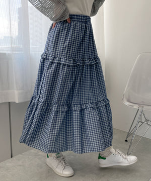 ブルー　モデル;155cm F着用