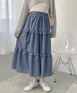 ブルー　モデル;155cm F着用