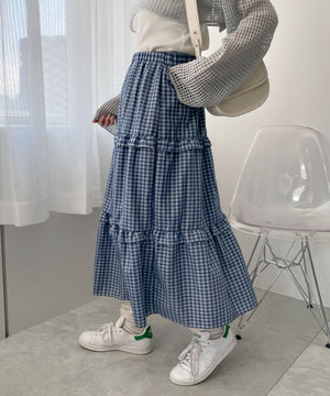 ブルー　モデル;155cm F着用