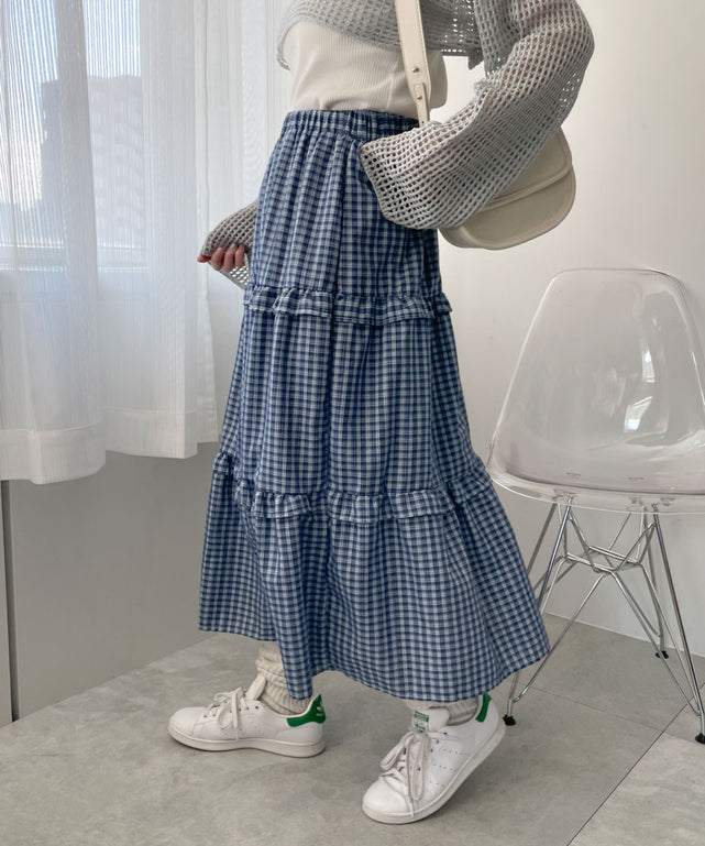 ブルー　モデル;155cm F着用