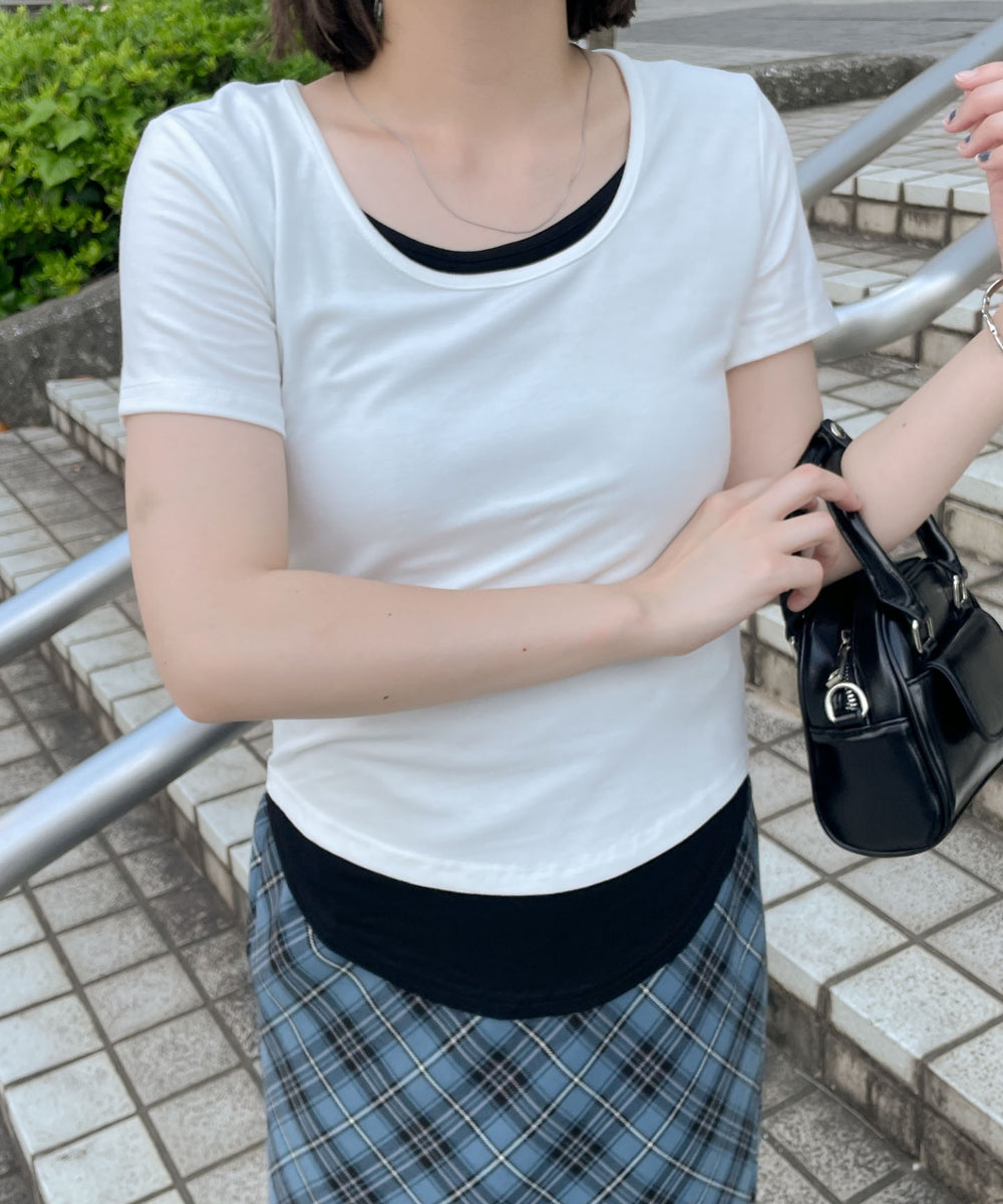 ホワイト モデル:155cm F着用