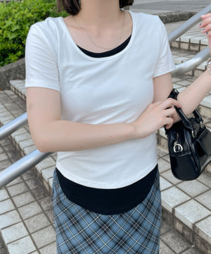 ホワイト モデル:155cm F着用