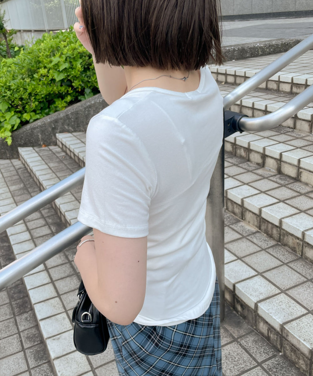 ホワイト モデル:155cm F着用