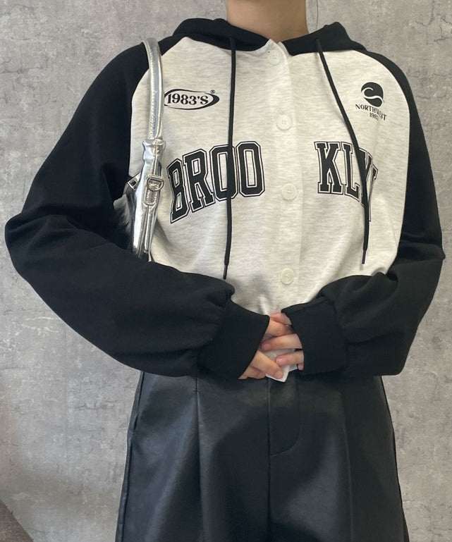 杢グレー　モデル:155cm F着用