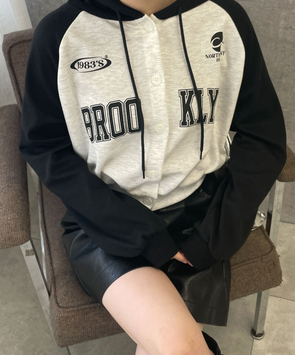 杢グレー　モデル:155cm F着用