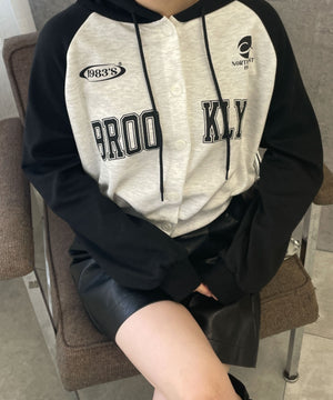 杢グレー　モデル:155cm F着用