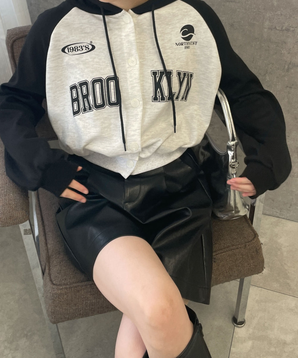 杢グレー　モデル:155cm F着用