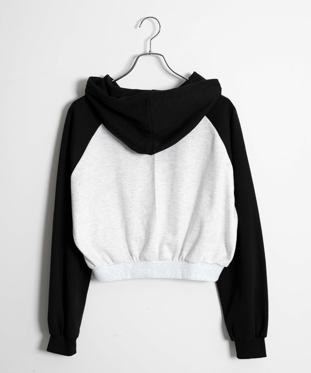 カレッジカットパーカー