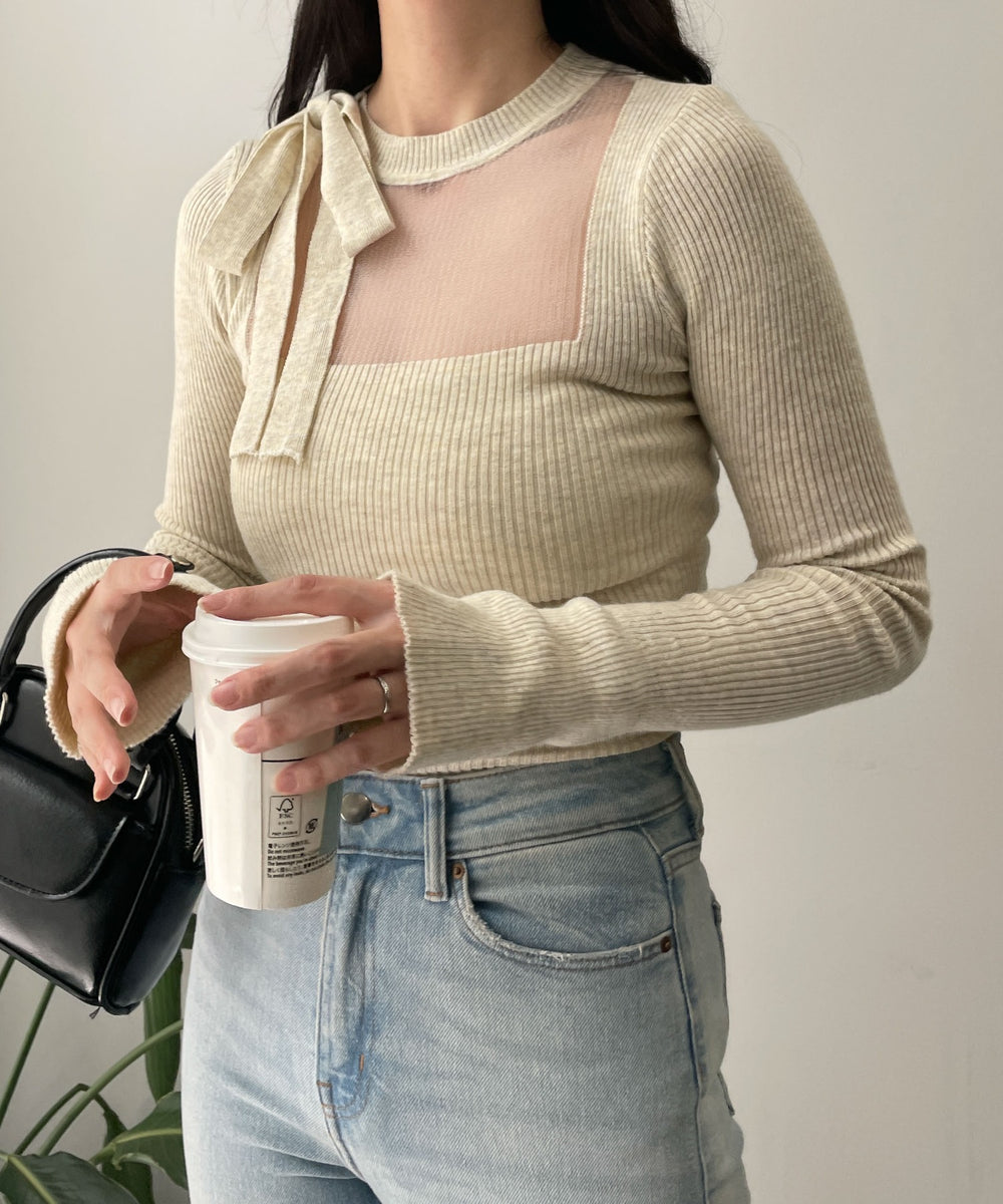 オフホワイト　モデル:162cm F着用