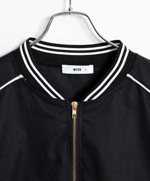 配色デザインブルゾン