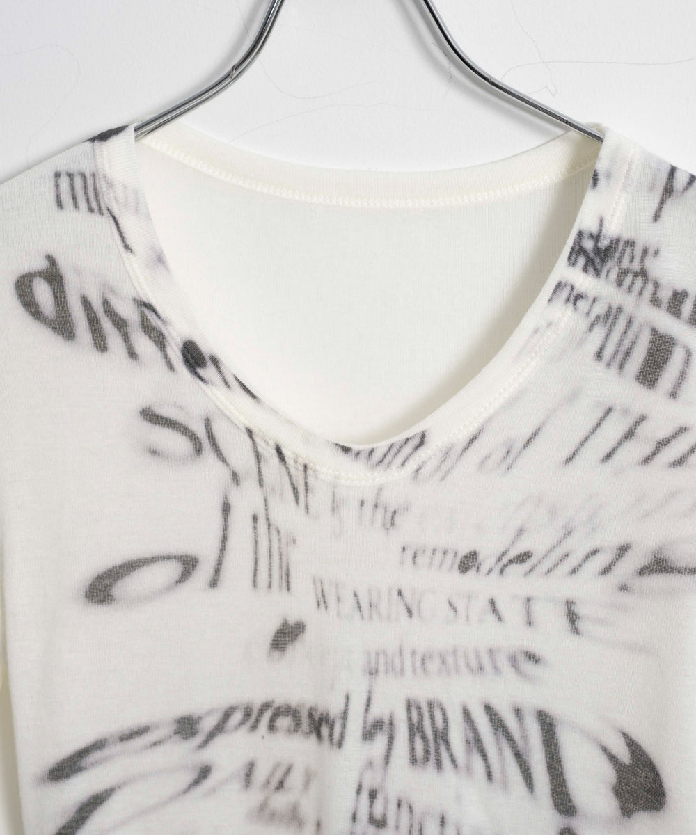 落書き風シアーロンT