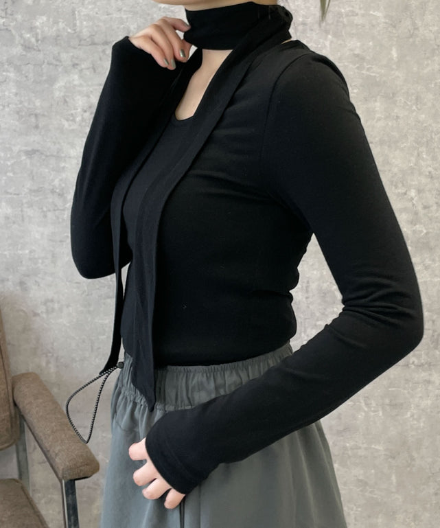 ブラック　モデル:155cm F着用