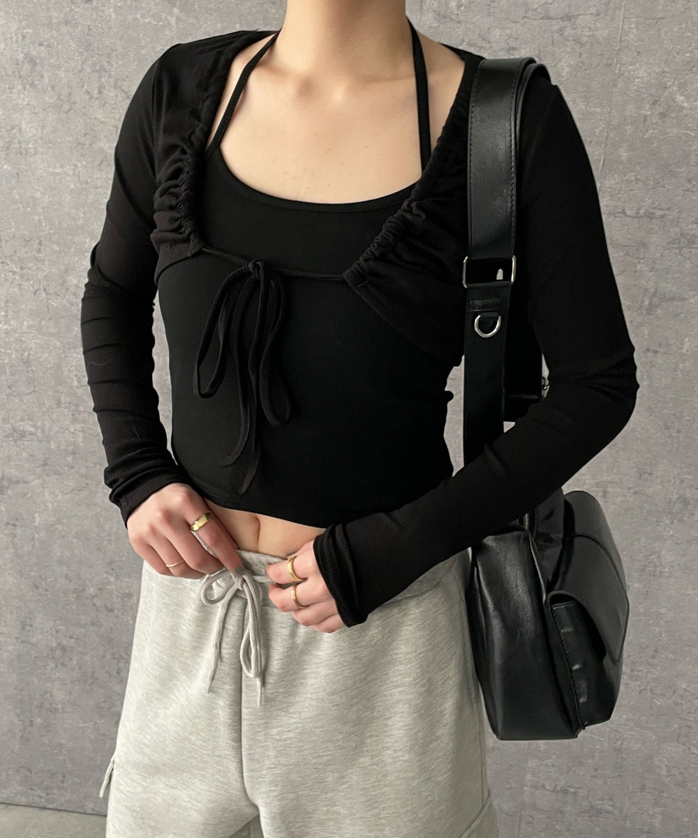 ブラック　モデル:155cm F着用