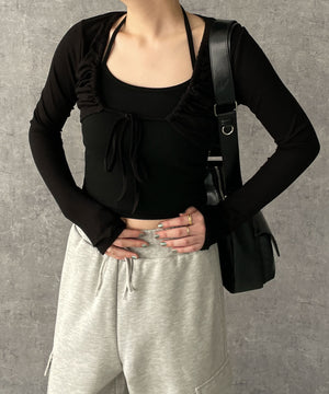 ブラック　モデル:155cm F着用