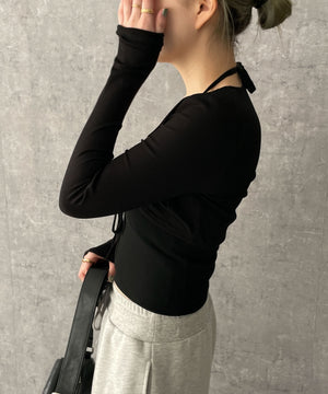 ブラック　モデル:155cm F着用