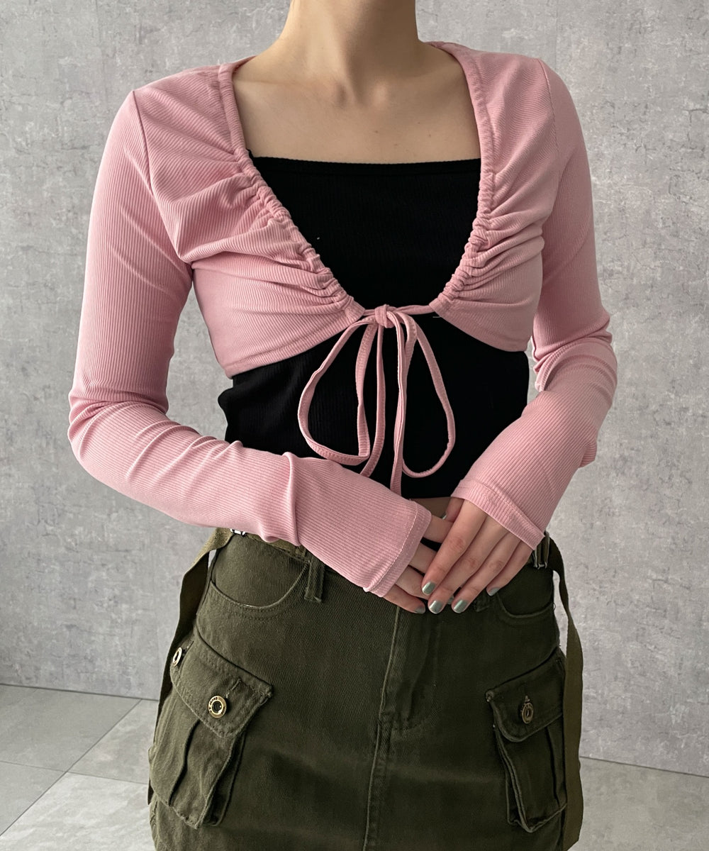 ピンク　モデル:155cm F着用