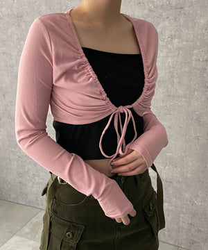 ピンク　モデル:155cm F着用