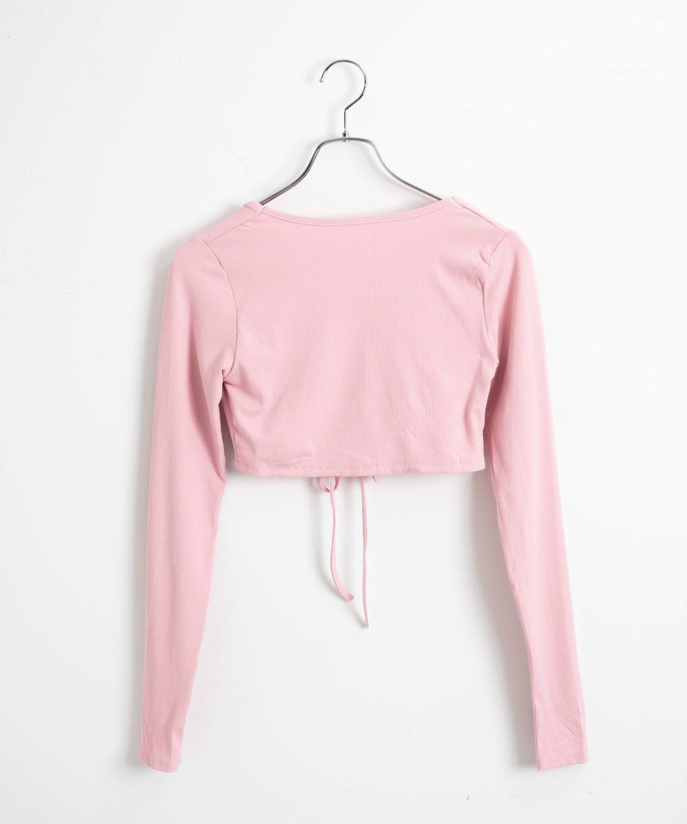 ドロストデザインカーディガン